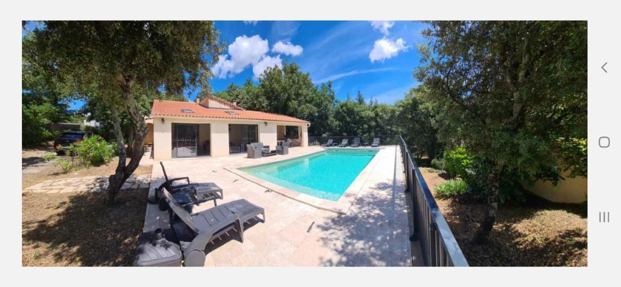 Saint-Laurent-la-Vernède La Casita Villa Avec Piscine Pres D'Uzes מראה חיצוני תמונה