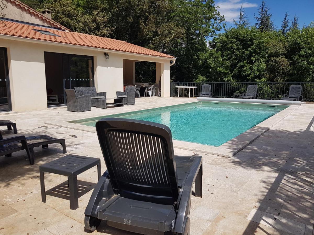 Saint-Laurent-la-Vernède La Casita Villa Avec Piscine Pres D'Uzes מראה חיצוני תמונה